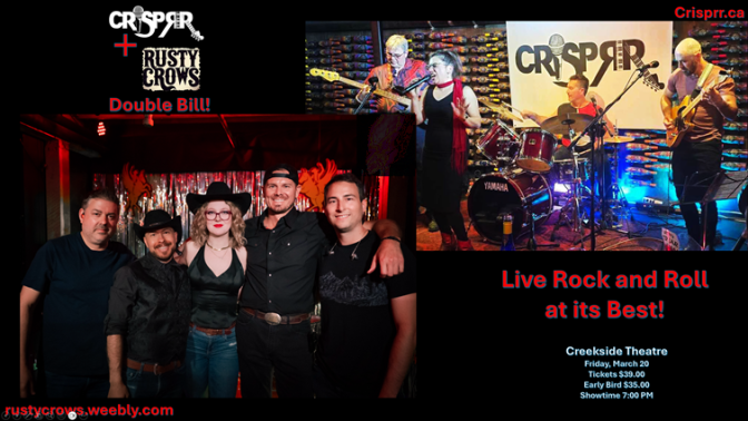 Band standing on stage