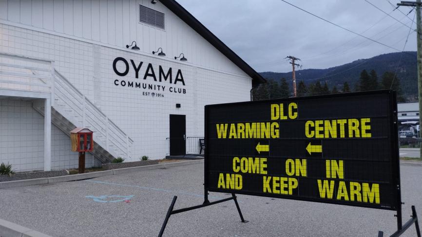 Oyama Community Club warming centre