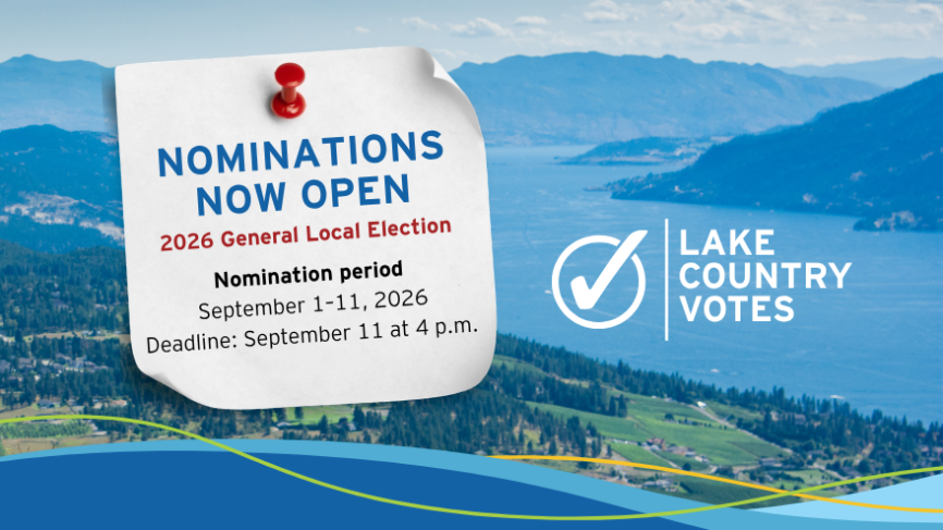 Nominations are now open for municipal election