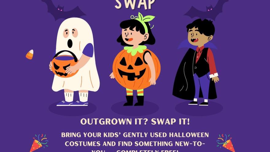 Halloween Costume Swap Event Poster