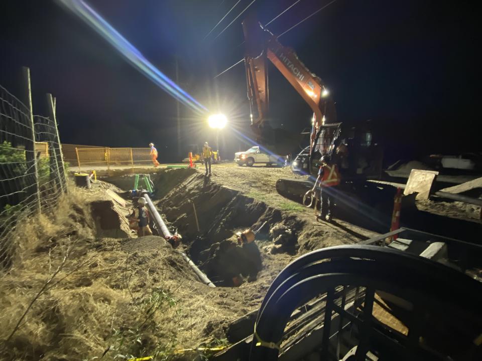night work tie in