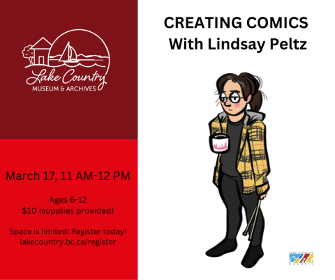 cartoon graphic of woman holding coffee cup