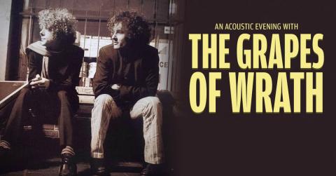 sepia toned portrait of the founding memebersof the band the grapes of wrath