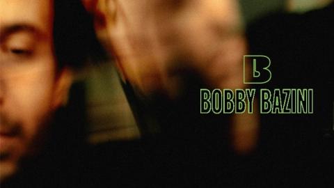 artistic blurred portrait of musician Bobby Bazini