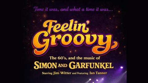 banner with retro style text titled Feelin Groovy