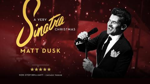 old hollywood style portrrait of sinatra tribute artist matt dusk