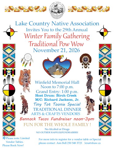 Lake Country Native Association Event Poster
