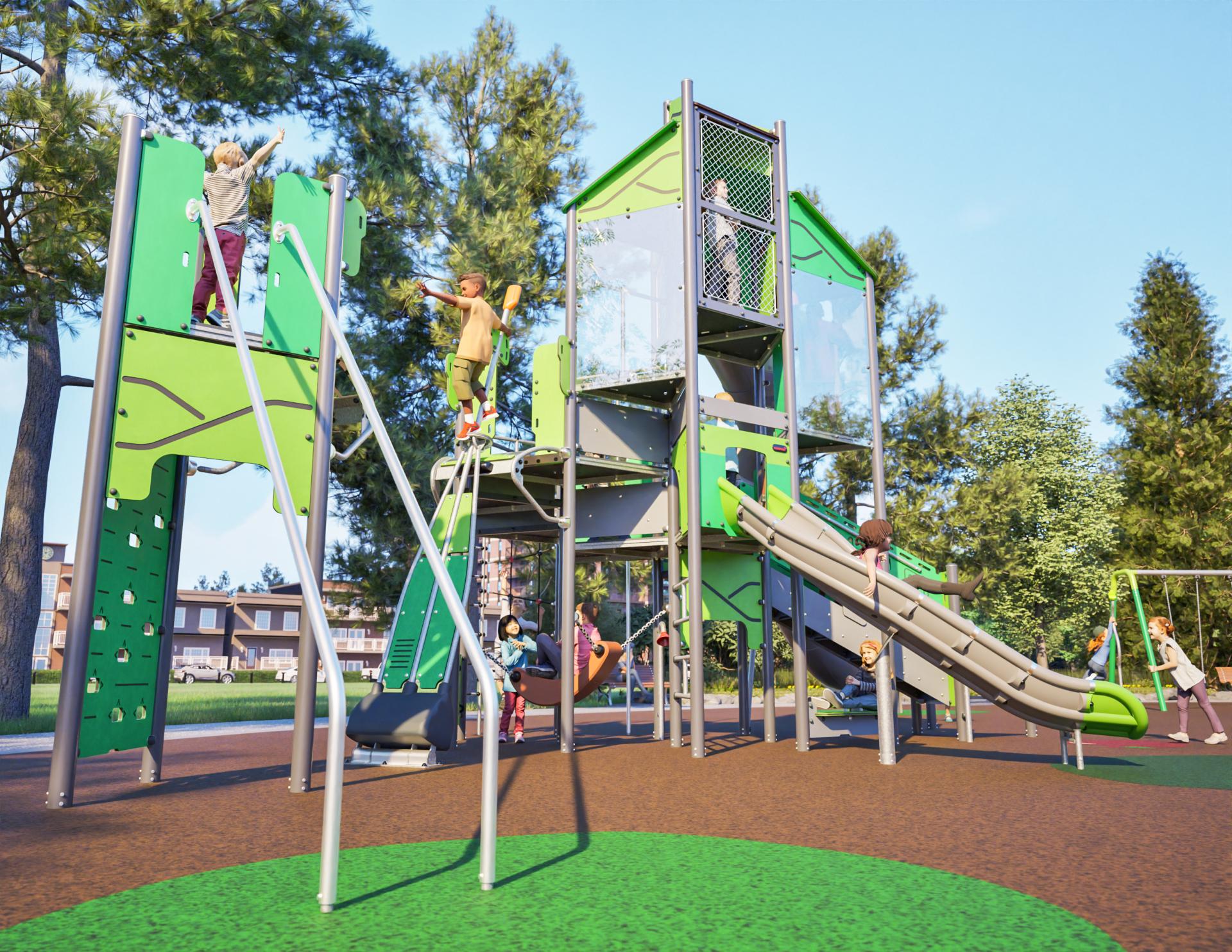 Swalwell Park play structure