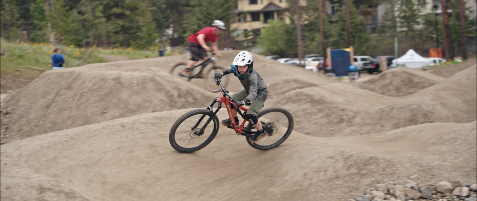 young boy on bike