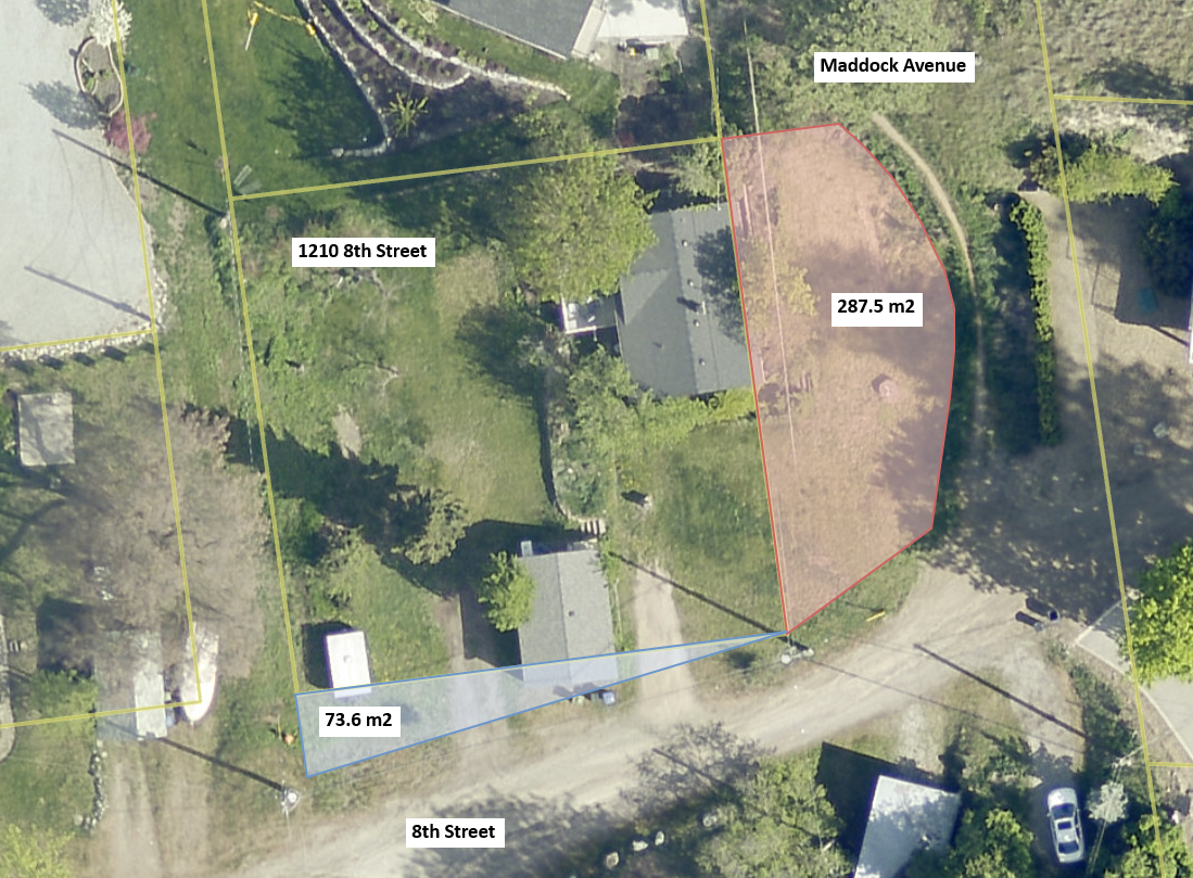 Maddock Ave map