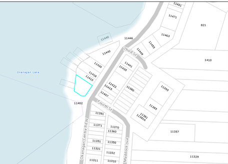 map of Okanagan Centre Road West
