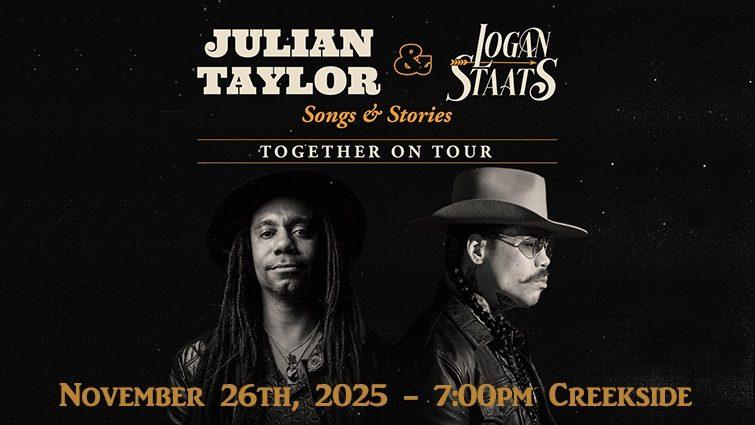 Julian Taylor and Logan Staats perform at Creekside Theatre November 26