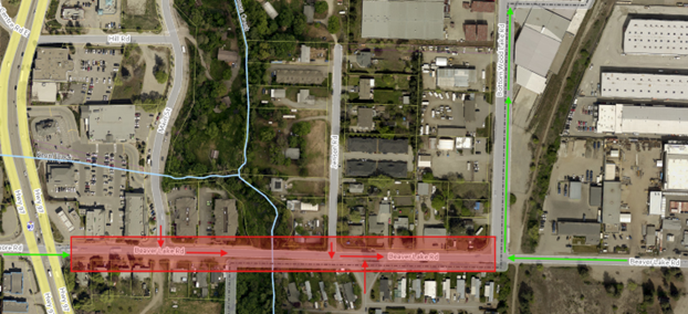 road closure notice for Beaver Lake Road