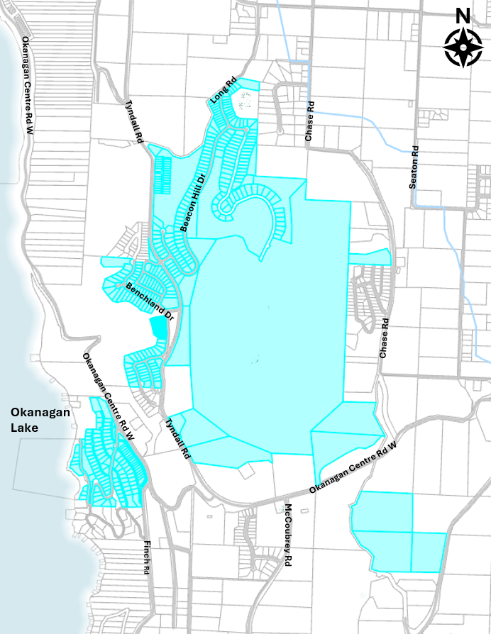 Map to accompany zoning amendment bylaw, ASP00005, Lakestone